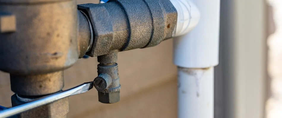 Irrigation valve in Memphis, TN.